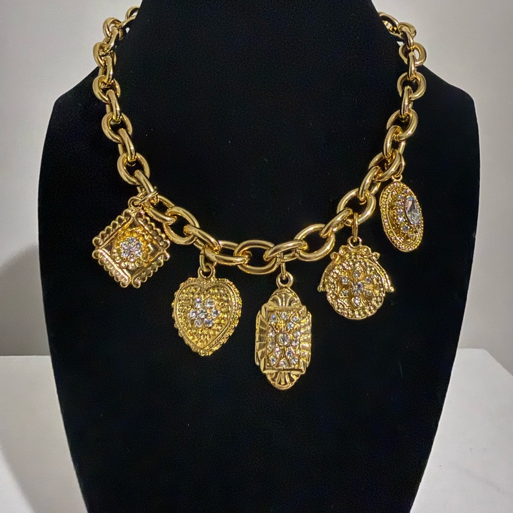 Ben-Amun 24KT gold charm necklace NEW *Flash  Sale*